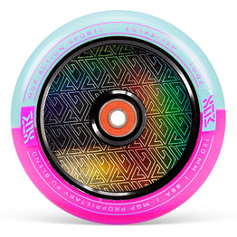 Madd MFX Corrupt 120mm Scooter Wheels - Pink / Teal