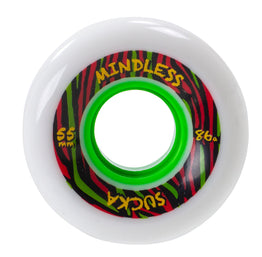 Mindless Sucka Skateboard Wheels 55mm - White