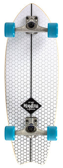 Mindless Surf Skate Fishtail Skateboard - White