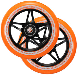 Blunt S3 110mm Scooter Wheels - Black / Orange (Pair)