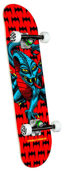 Powell Peralta Cab Dragon One Off Shape Complete Skateboard 7.75" - Red