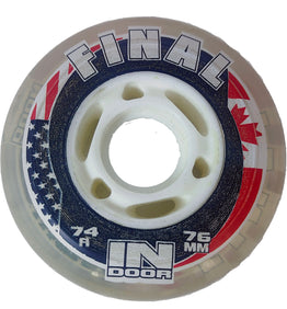 Powerslide Final Indoor Hockey Wheels 76mm/74a - 4 Pack (B-Stock)