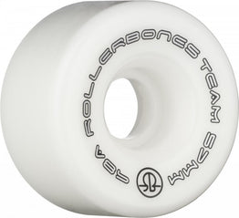Rollerbones Team Quad Wheels White 57mm 98a (Pack of 8) B Stock