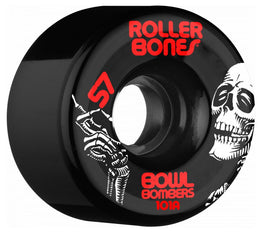 Rollerbones Bowl Bombers Quad Wheels 57mm/101A Black (8pk)