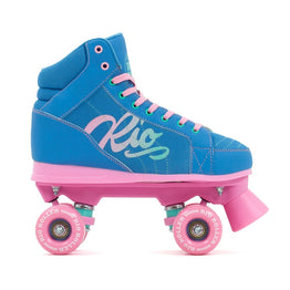 Rio Roller Lumina Quad Skates - Blue / Pink