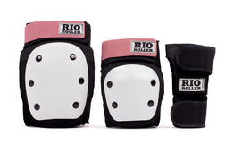 Rio Roller Triple Pad Set - Black / Rose