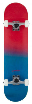 Rocket Double Dipped Complete Skateboard 7.5" - Red / Blue