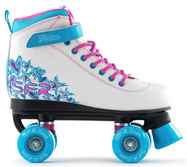 SFR Vision II Kids Quad Roller Skates - White Blue