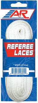 A&R Referee / Ice Hockey Skate Laces - Solid White