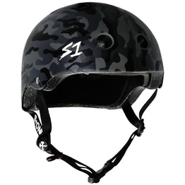 S1 Lifer Helmet - Matt Black Camo