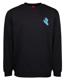 Santa Cruz Crew Screaming Hand Jumper - Black