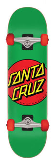 Santa Cruz Classic Dot Complete Skateboard - Green 7.8"