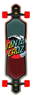 Santa Cruz Wave Dot Splice Drop Thru Complete Longboard - 36"