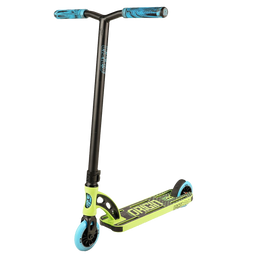 Madd MGP VX Origin II Shredder 5" Stunt Scooter - Lime / Blue + Free Madd T-Shirt