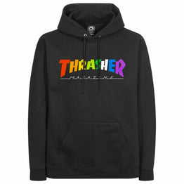 Thrasher Rainbow Mag Hoody - Black
