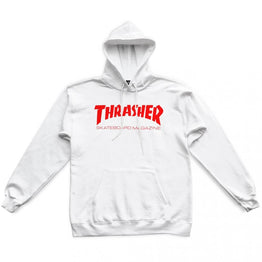 Thrasher Skate Mag Hoody - White Red