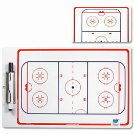 Blue Sports Hockey Coaching Tactics Clip Board 10"x 16"