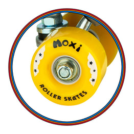 Moxi Rainbow Rider Rollerskate Wheels - Yellow
