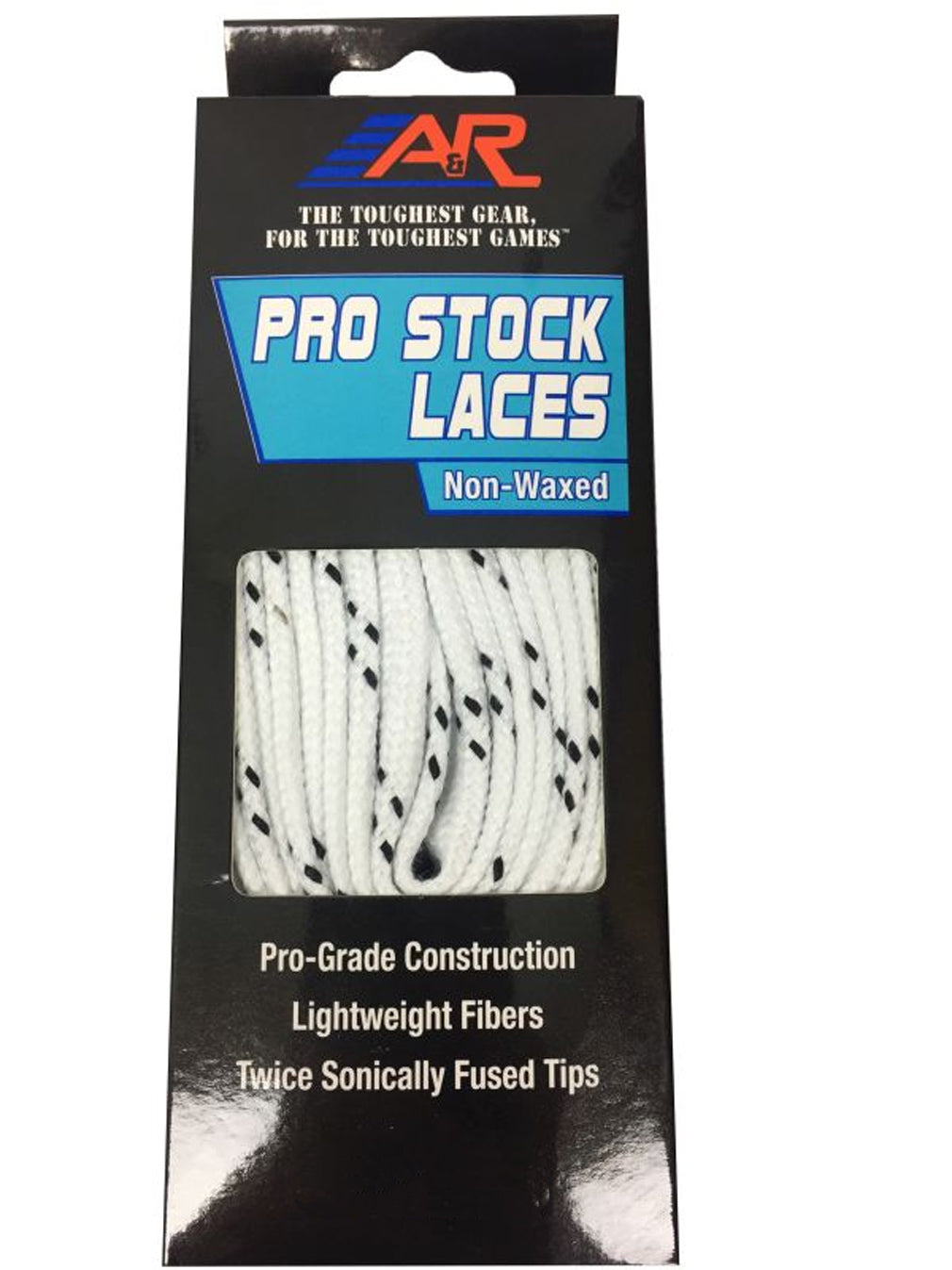 A&R Pro Stock Non Waxed Ice Hockey Skate Laces White – Proline