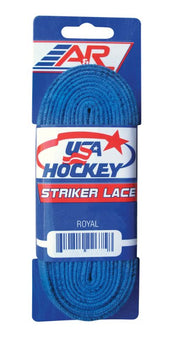 A&R USA Non Waxed Hockey Laces - Royal Blue