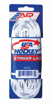 A&R USA Non Waxed Hockey Laces - White