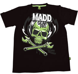 Madd Gear Lightning Bolt T-Shirt -Black