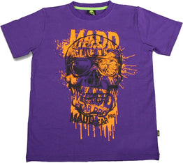 Madd Gear Bonehead T-Shirt - Purple