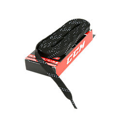 CCM Pro X-7 Wide Hockey Laces Non Waxed - Black