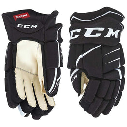 CCM Jetspeed FT350 Hockey Gloves - Black/White - Junior