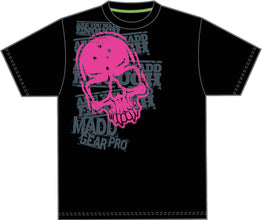 Madd Gear Corpo Skull T-Shirt -Black / Pink