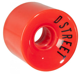 D Street Wheels 59 Cent 78A (4 Pack) - Red