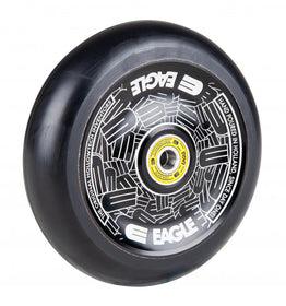 Eagle Supply Fullcore Hollow Tech Scooter Wheel - Medium - 115mm x 24mm  - All Black (Last One)