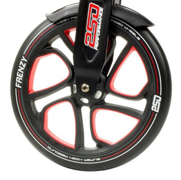 Frenzy 250mm Scooter Wheel Black / Red