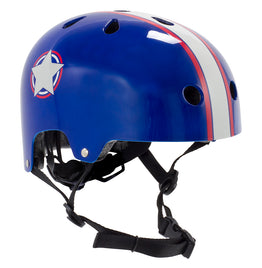 Sfr Adjustable Kids Skate Helmet - Blue/Silver XXXS/XS