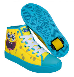 Heelys Hustle Spongebob Edition Shoes - Light Yellow/Deep Aqua/ Seaweed