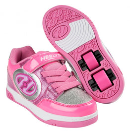 Heelys X2 Plus Lighted Shoes (Light Up)-  Fuchsia Pink