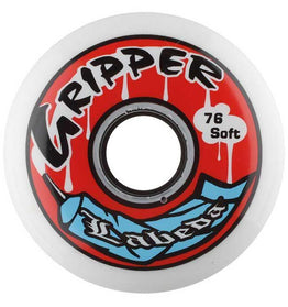 Labeda Gripper Wheels - Soft White/ Red (Sold Individually)