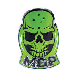 Madd Gear Alloy Skull Headtube Decal Sticker - Green