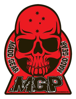 Red MGP Skull Sticker (202-046)
