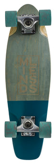 Mindless Stained Daily 3 Cruiser Skateboard - Grey/Teal