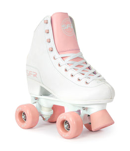 SFR Figure Quad Skates - White / Pink