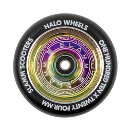 Slamm 110mm Halo Deep Dish Scooter Wheel - Neochrome