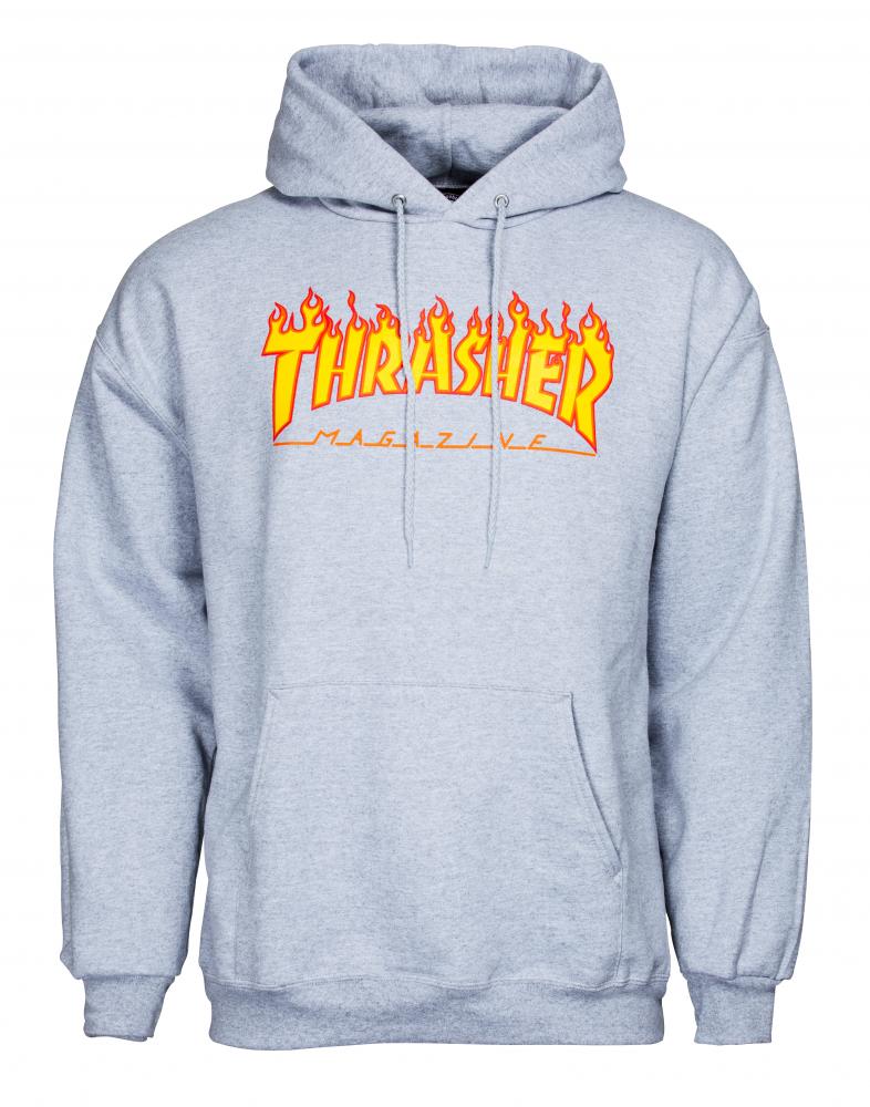 Hoodie thrasher gris sale